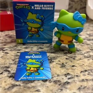 Hello Kitty x Leonardo Action Figure - Green and Blue